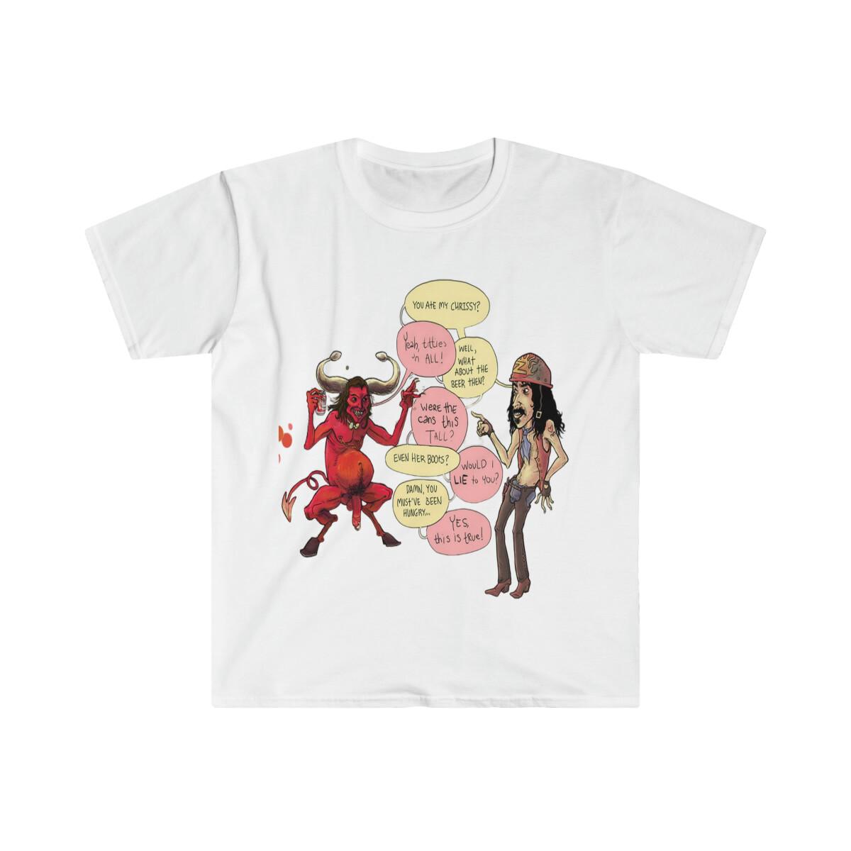 Unisex Soft Cotton T-Shirt Mens Womens Tees Top. Frank Zappa XL