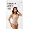 Plus Size Women Backless Shaping Bodysuit Tummy Control Open Crotch Waist Shapewear