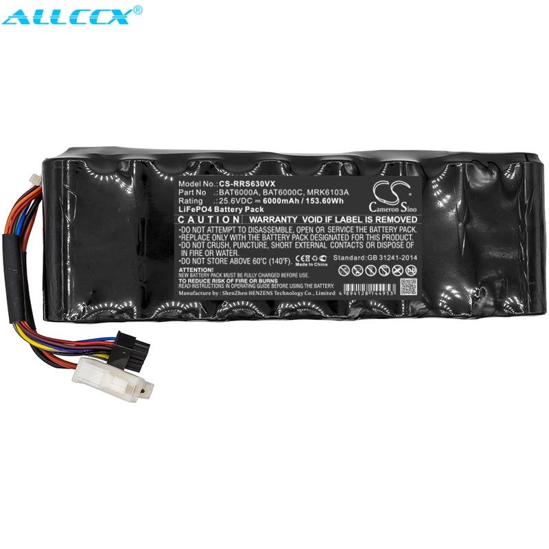 

Аккумулятор Cameron Sino 6000 мАч для газонокосилок Robomow City MS1000, City MS1800, Premium RS612, RS622, RS630, RS635, MC 300, MC 500, TS1800, TS1000, XR3