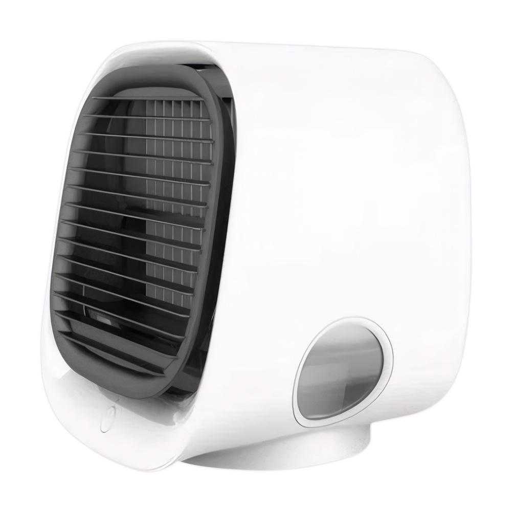 

Desk Fan with Water Cooling Portable Cooling Fan 3 Speeds Desktop Fan for Home Office Bedroom белый