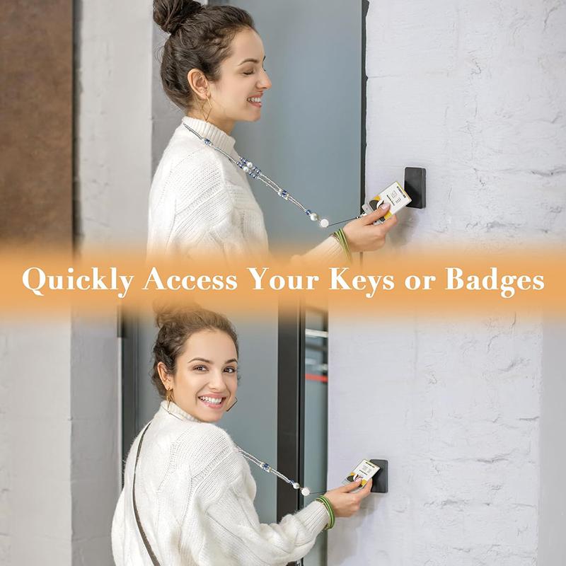 Lanyards For Id Badges And Keys, Retractable Badge Lanyard For Women, Beaded Teacher Lanyard With Badge Reel And Id Holder