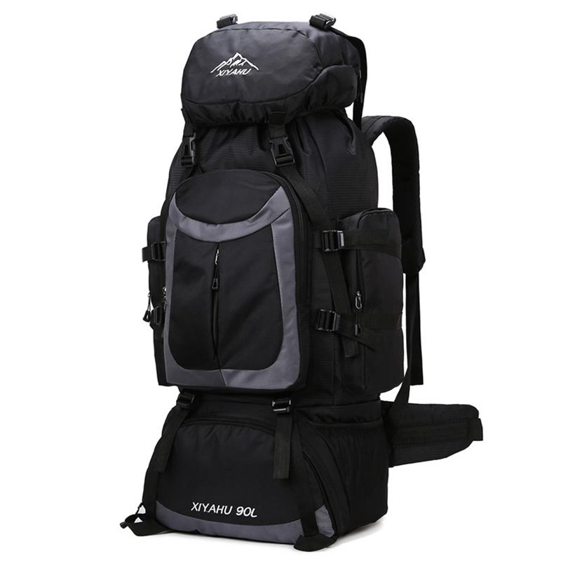 Multifunkční velkokapacitní outdoorový horolezecký batoh Sportovní cestovní voděodolný a oděru odolný batoh Unisex ležérní cestovní taška