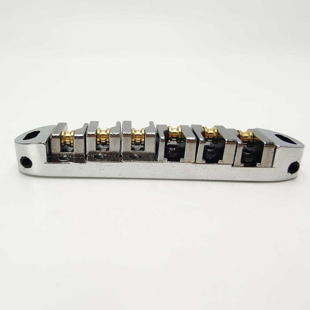 LP Ball-Bead Bridge SG Electric Guitar Bridge Roller Saddle Bridge String Plate Adjustable Nut and Bridge