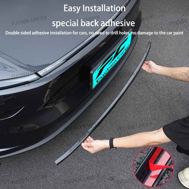 For Tesla Model Y Juniper 2025 Anti Collision Car Front Bumper Guard Strip Scratch Resistant Strip Car Crash Bar Accessories