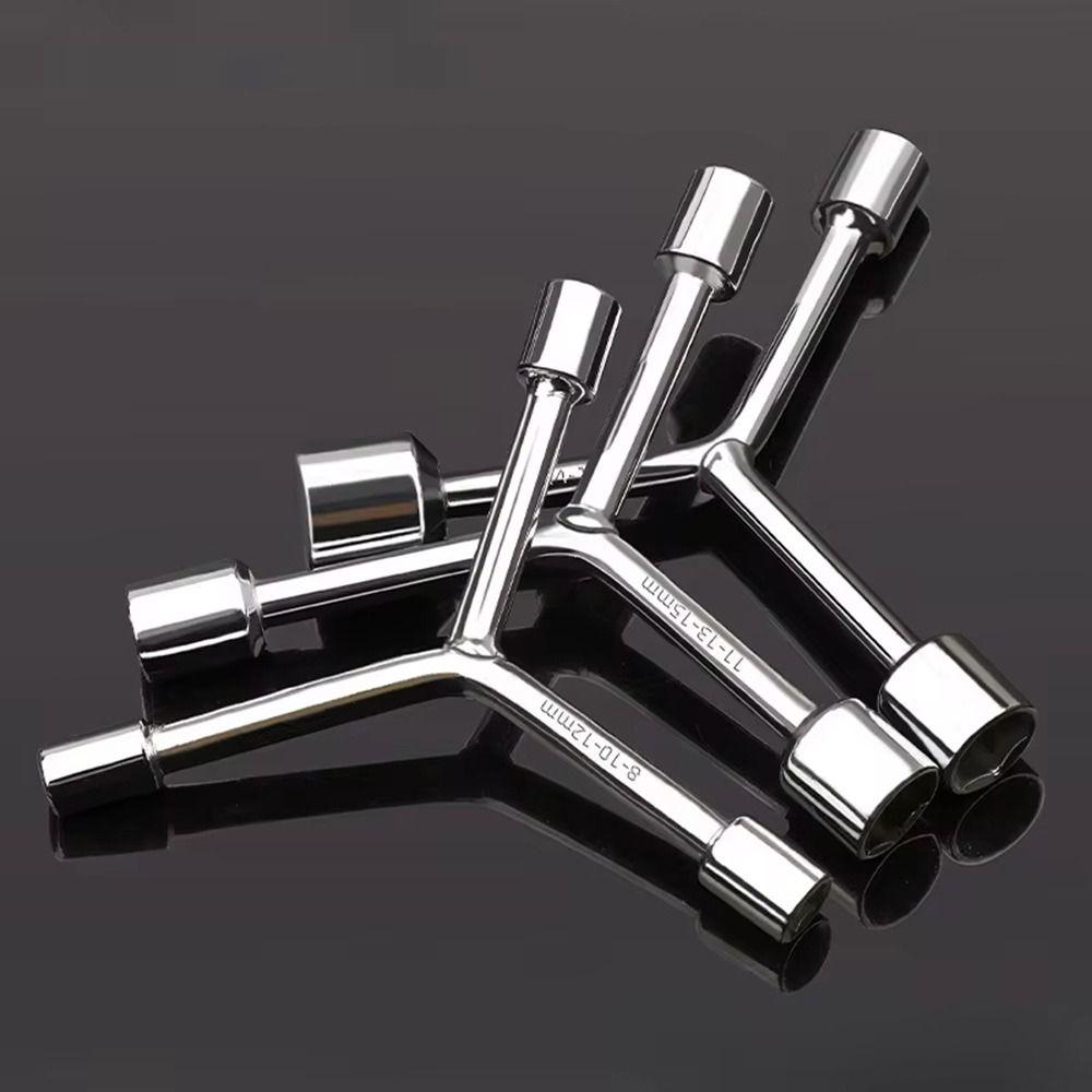 1Pcs Chrome Vanadium Steel Y Type Wrench Multi-Standard Tri-fork Wrench New Triangle Socket Wrench