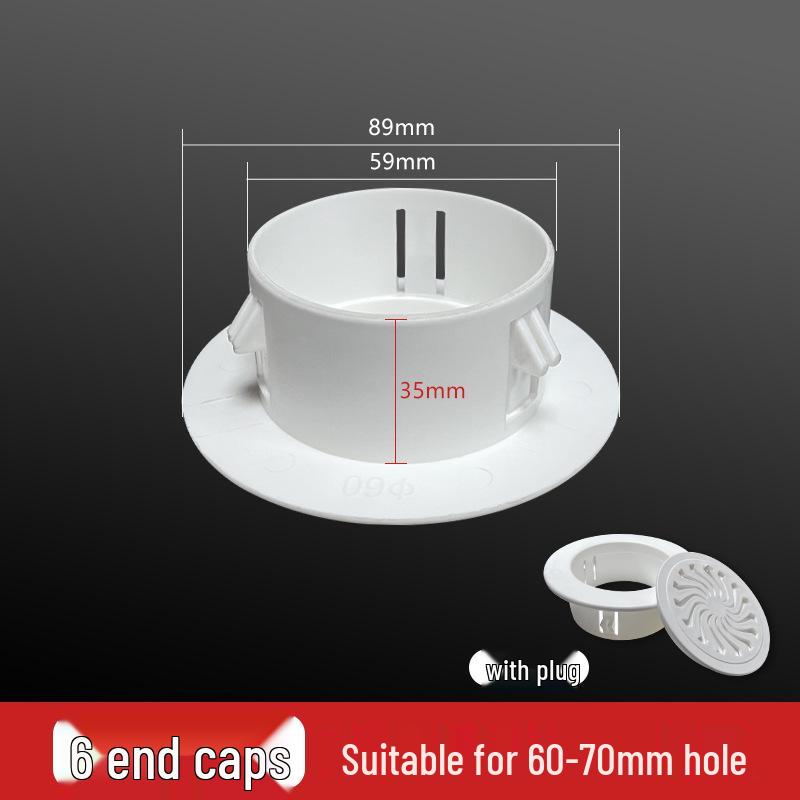 Dekoratívny kryt a zátka otvoru klimatizácie