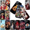 For Apple iPhone 16 14 15 Plus 11 Pro Max 16E ProMax + 16Plus 15+ 14+ Phone Cover Soft Case Shanks Red Hair One Pieces Luffy