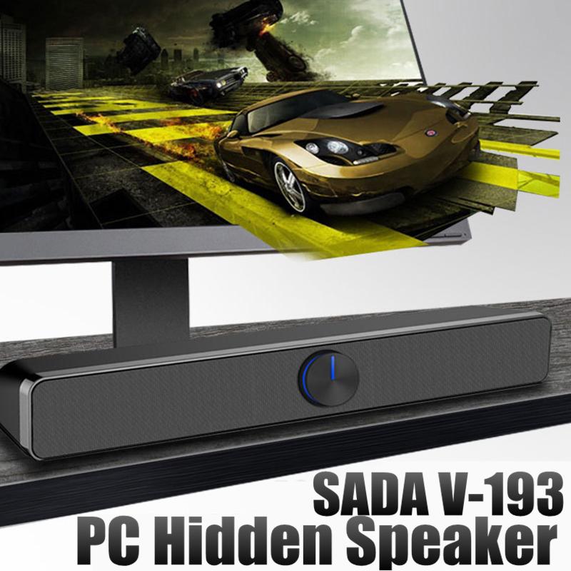 Buy SADA V-193 PC Computer Hidden Speakers Dual Horn Portable Subwoofer ...