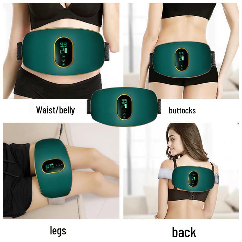Portable Rechargeable Waist and Abdomen Massager for Tummy Reduction and Fitness