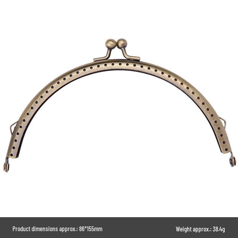 Retro Handmade Coin Purse Clasp Clips - DIY Material Kit for Crafting Bags