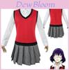 Kakegurui Midari Ikishima Outfit Exquisite School Uniform Dress Cosplay Set For Fans
