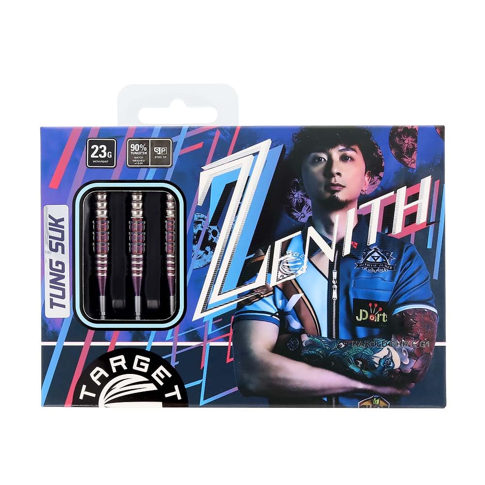 TARGET JAPAN PRIME SERIES ZENITH SWISS POINT STEEL 23g Chen Hoton player model darts barrel dart set <190525>