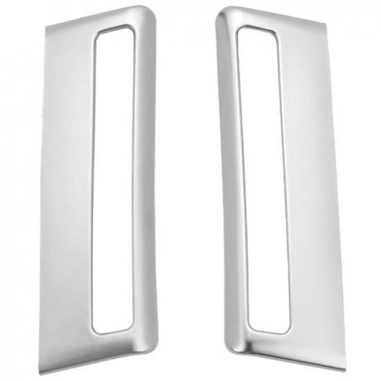 Silver ABS A-Pillar Air Vent Trim For Land Rover Range Rover Sport L494 2014-18