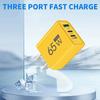 65W GaN USB C Charger Type C Fast Charge Charger Power Adapter for IPhone Samsung Xiaomi Huawei QC3.0 EU/US/KR Plug Wall Charger