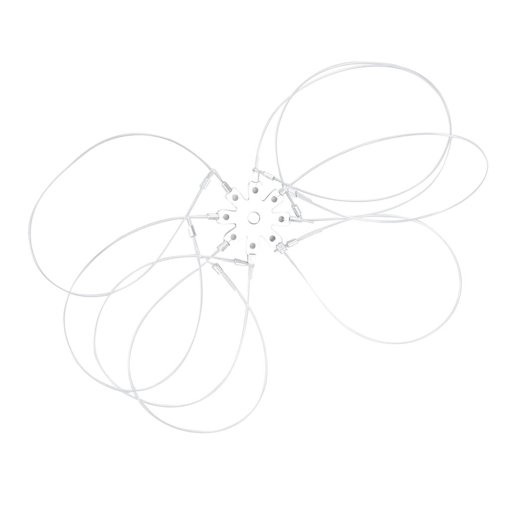 Crab Snares Reusable Rust Proof Portable Aluminum Sheet Type Crab Trap for Dungeness Blue Red Rock Crab