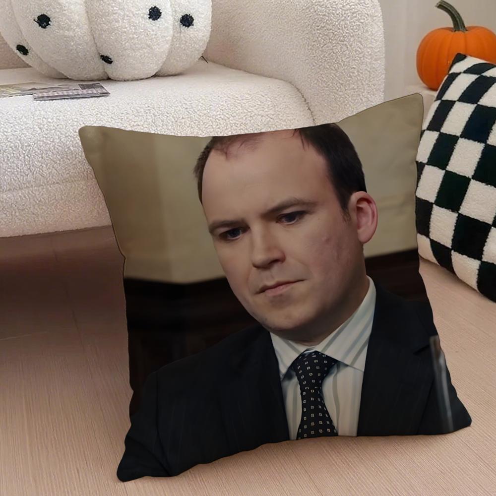 RRory Kinnear Cushion Cover Linen Pillow Case Soft Breathable Protective Couch Room Decoration