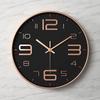 Minimalistische dreidimensionale digitale Wanduhr, stanzfrei, geräuschlos, tickt nicht, für Küche, Schlafzimmer, Arbeitszimmer
