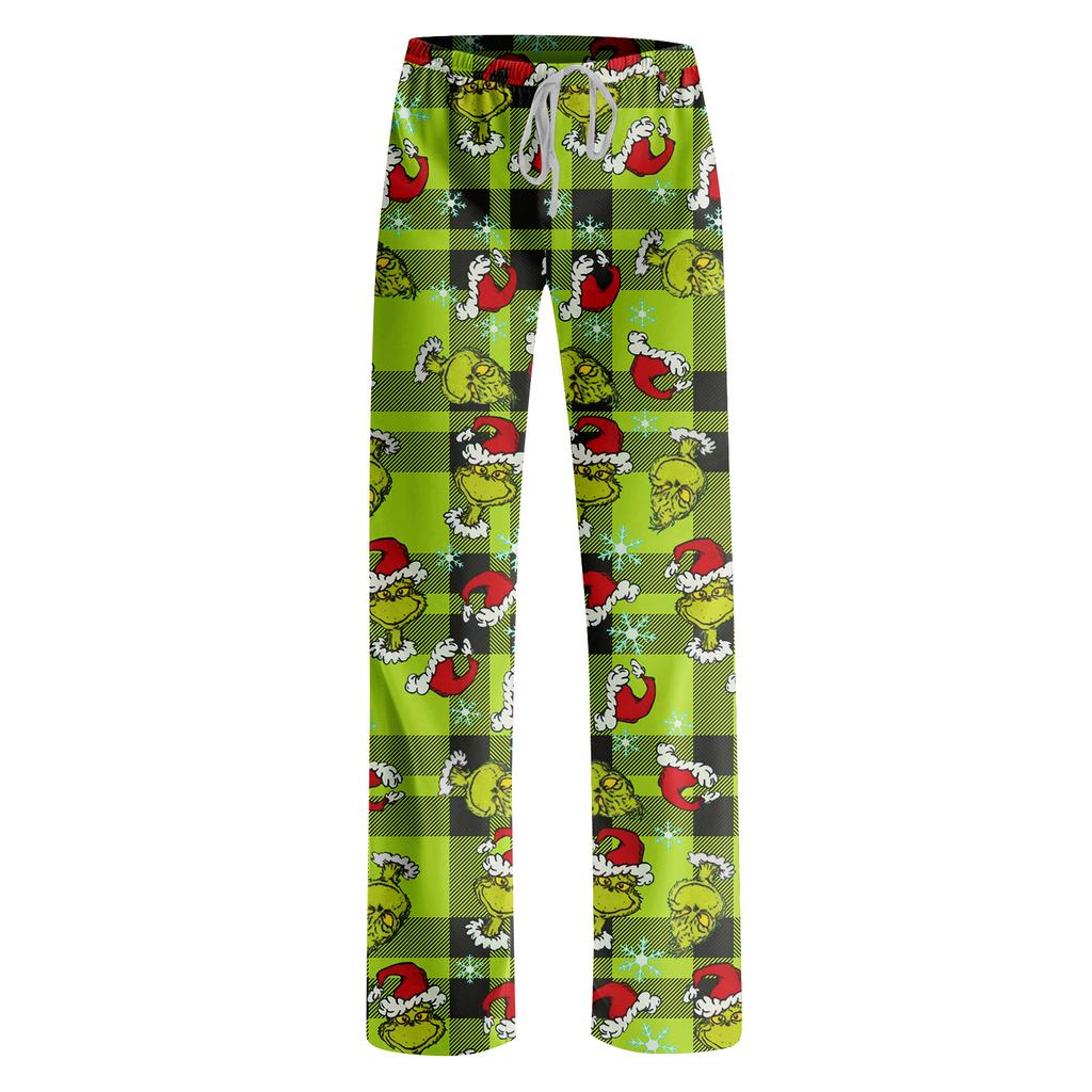 Pyžamové kalhoty Noční prádlo Ležérní Stahovací šňůrka Elastický pas Kalhoty Pohodlné Rovné Jóga Volné Kalhoty