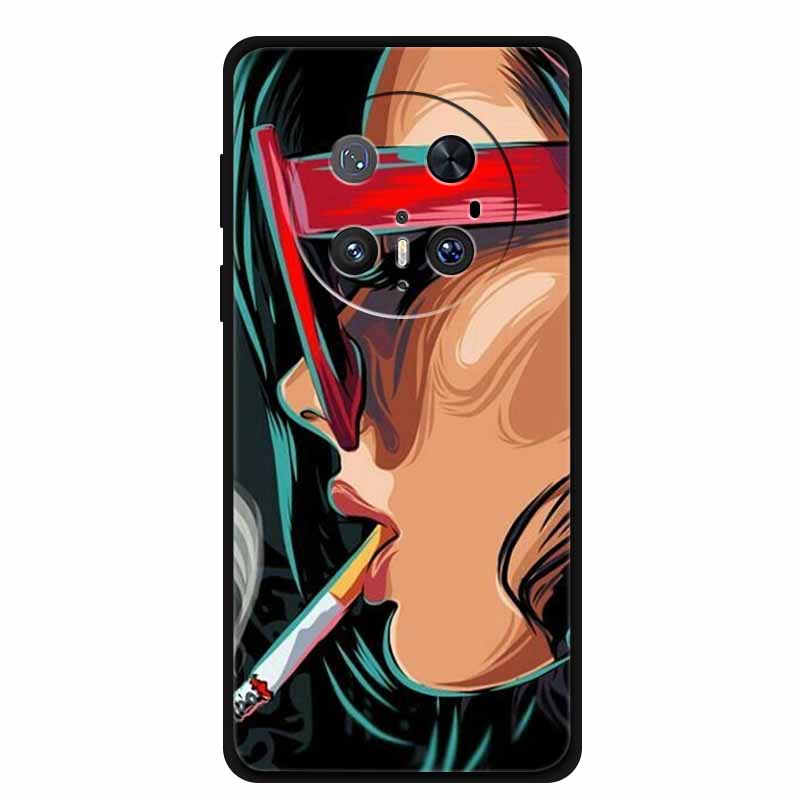 Funda For Huawei Mate 70 Pro / Pro+ 5G Cases Soft Silicone Back Cover Bumper For Mate 70 Pro+ 5G Cartoon Painted Cool Lion Coque