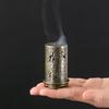 Chinese Ethnic Alloy Hundred Blessings Incense Burner - Creative Metal Gift for Indoor Decoration