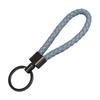 Schlüsselanhänger Lanyard Geflochtenes Seil Kunstleder Angenehmer Griff Schlüsselanhänger Aufhängeseil mit Zinklegierung Schnalle Schlüsselring