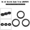 3x AC Swicth Knob Trim LR029591 For Land Rover Discovery 4 /Range Rover Sport