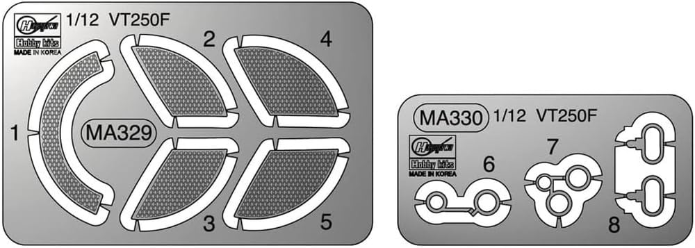 

Hasegawa scale parts for Honda plastic model part number 21750 1/12 photo-etched VT250F, kit,