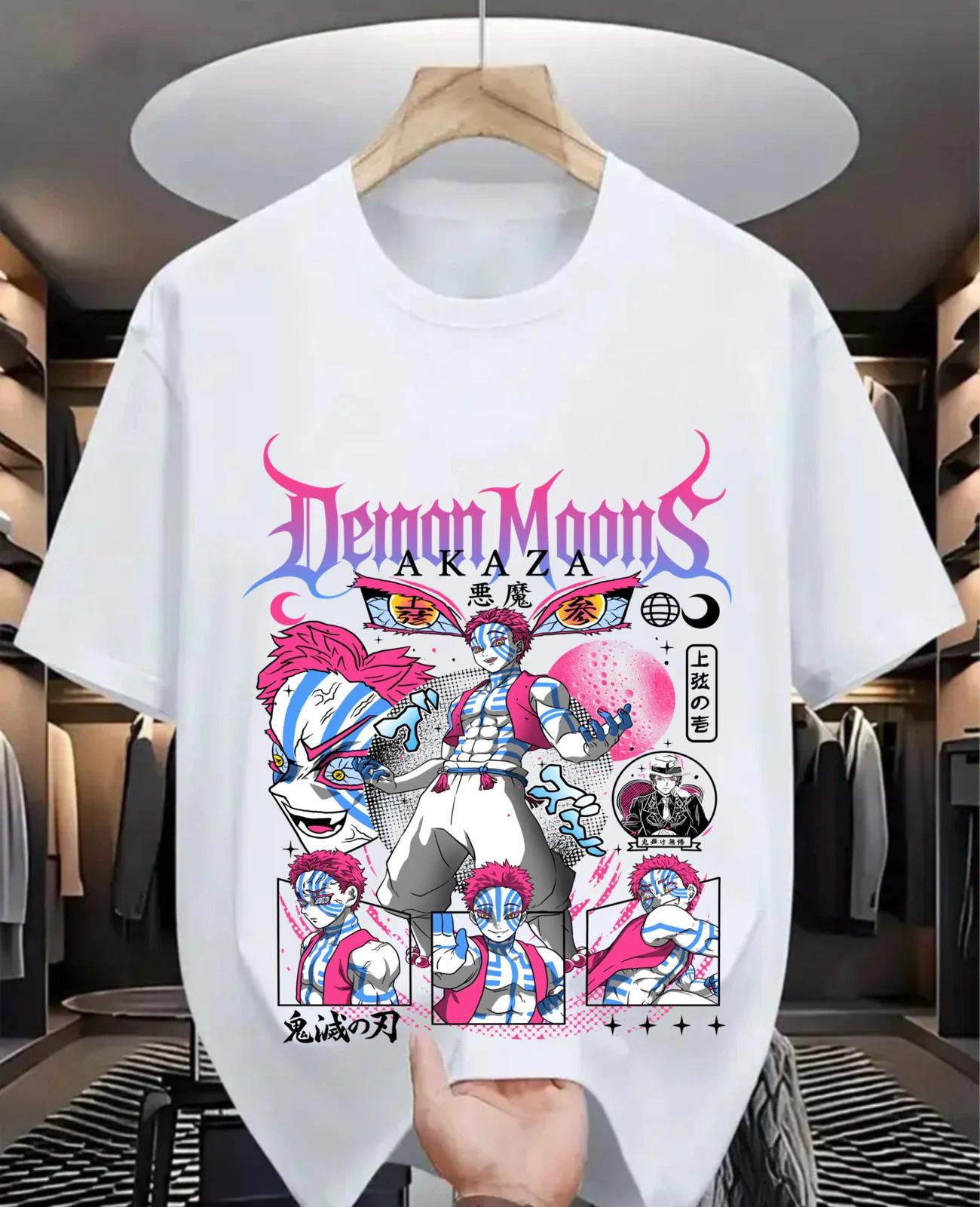 Футболка с коротким рукавом «Инуяша Сессёмару» (Красная луна), аниме «Инуяша», черная, подарок. 4XL