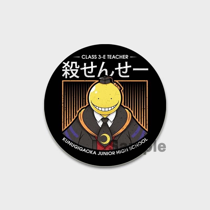 58MM 58mm Ručně vyráběné brož Pin Anime Atentát Učebna Brože Kreslený Cosplay Odznaky Batoh Dekorace klobouku Odznaky do klopy Dárky