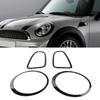 4pcs Gloss Black Car Headlight Taillight Surround Cover Trims ABS Replacement for Mini R56 R57 Cooper S JCW 2007-2015