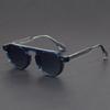 TR Fashion Retro Sunglasses: Trendy Unisex Large Frame, Gradient Lenses, Fresh Colors, UV Protection for Driving.