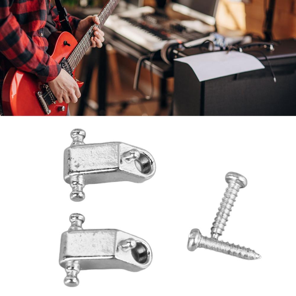 6PCS Metal Guitar String Tree Golden Silver Black Guitar String Retainer Set  Guitar Part Upgrade