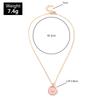 Alloy Drip Oil Geometric Love Moon Lightning Star Multi-element Pendant Combination Necklace, Female Collarbone Necklace