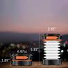 D5 Portable Camping Light Rechargeable Foldable LED Lantern Solar USB Charging,Hanging Flashlight,Power Bank,Outdoor,BBQ,Fishing