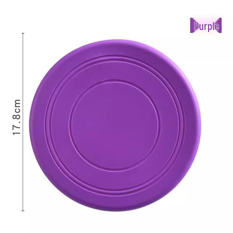 Bite-Resistant Soft Dog Frisbee - Pet Training Toy for Border Collies & Golden Retrievers
