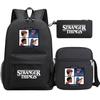 Stranger Things Star Printing Teen Student School Bag Three-Piece Men'S And Women'S Backpack