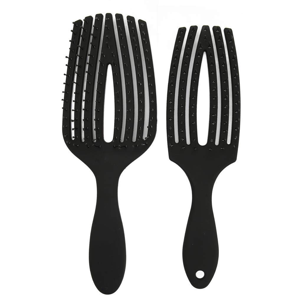 2pcs 8 Row Comb Set Detangling Massage Dry Wet Hair Styling 6 Row Styling Comb Kit for Beauty Salon