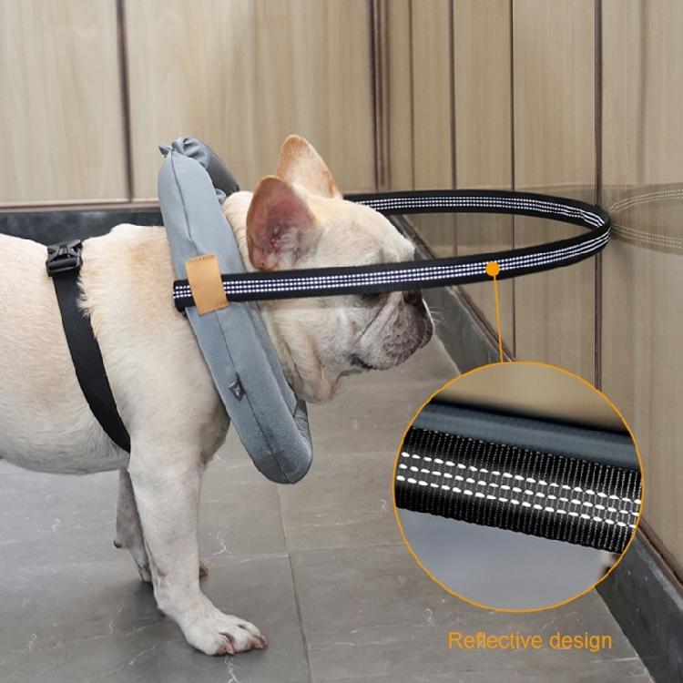 Multifunktionsgeschirr für sehbehinderte blinde Hunde & Katzen Leicht verstellbar Weich und bequem Blindenhund-Führgerät