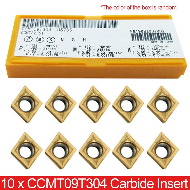 

PDTO 10 x CCMT09T304 Сменные твердосплавные пластины для токарных станков SCLCR