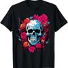 Skull & Roses T-Shirt for Men Women T-Shirt