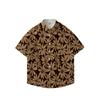 Summer 3D Printed Short Sleeve Flower Shirt Men'S Vintage Hawaiian Beach Casual Loose Men'S Large Size Shirt