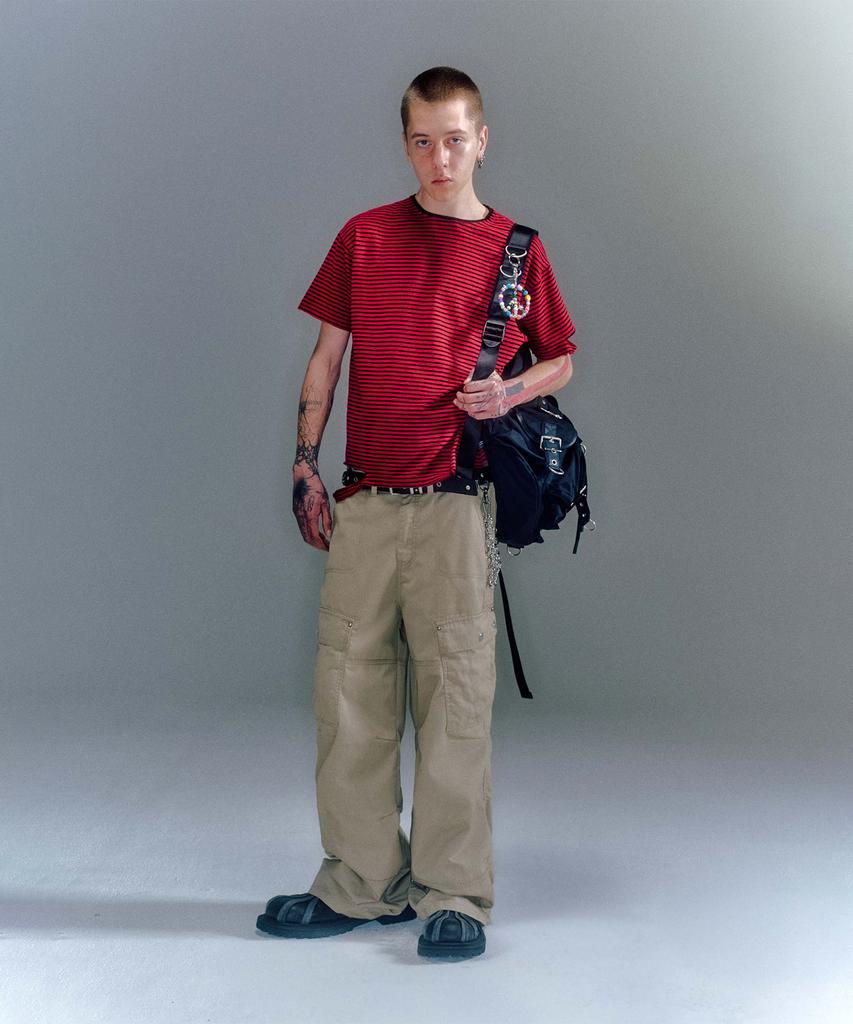 Beikeonteuakaibeu Wayen Military Cargo Pants (Beige)