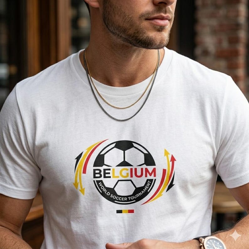 Belgium Soccer World Cup 2026 Shirt | Belgium Football Fan Tee | Vintage Match Day Supporter Shirt | Belgian Soccer Gift XL