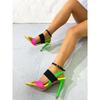 Eilyken Pointed Toe High Heels Women Sandal 2026 Summer New Shoes Wedding Stripper Sandal Size 35-45