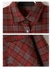 Women's Brushed Plaid Long Sleeve Shirt - Thickened & Warm, 2025 Autumn/Winter Collection