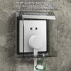 Self Adhesive Waterproof Wall Socket Cover With No Drilling Design And Easy Installation For Bathroom Kitchen Outdoor Use