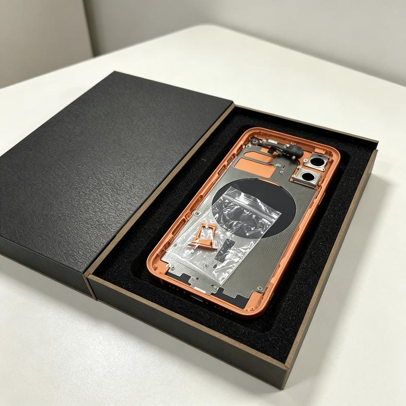 Cover Posteriore Batteria Per Iphone 12 Convertito A 17 Pro Fai Da Te 12 Come 17 Pro Con Vassoio