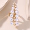Romantic Flower Shape Starfish Ring Gold Color Metal Pearl Ring Exaggerated Jewelry Flower Ring Beach