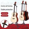 Vertical Guitar & Ukulele Floor Stand - Musical Instrument Display & Shooting Stand