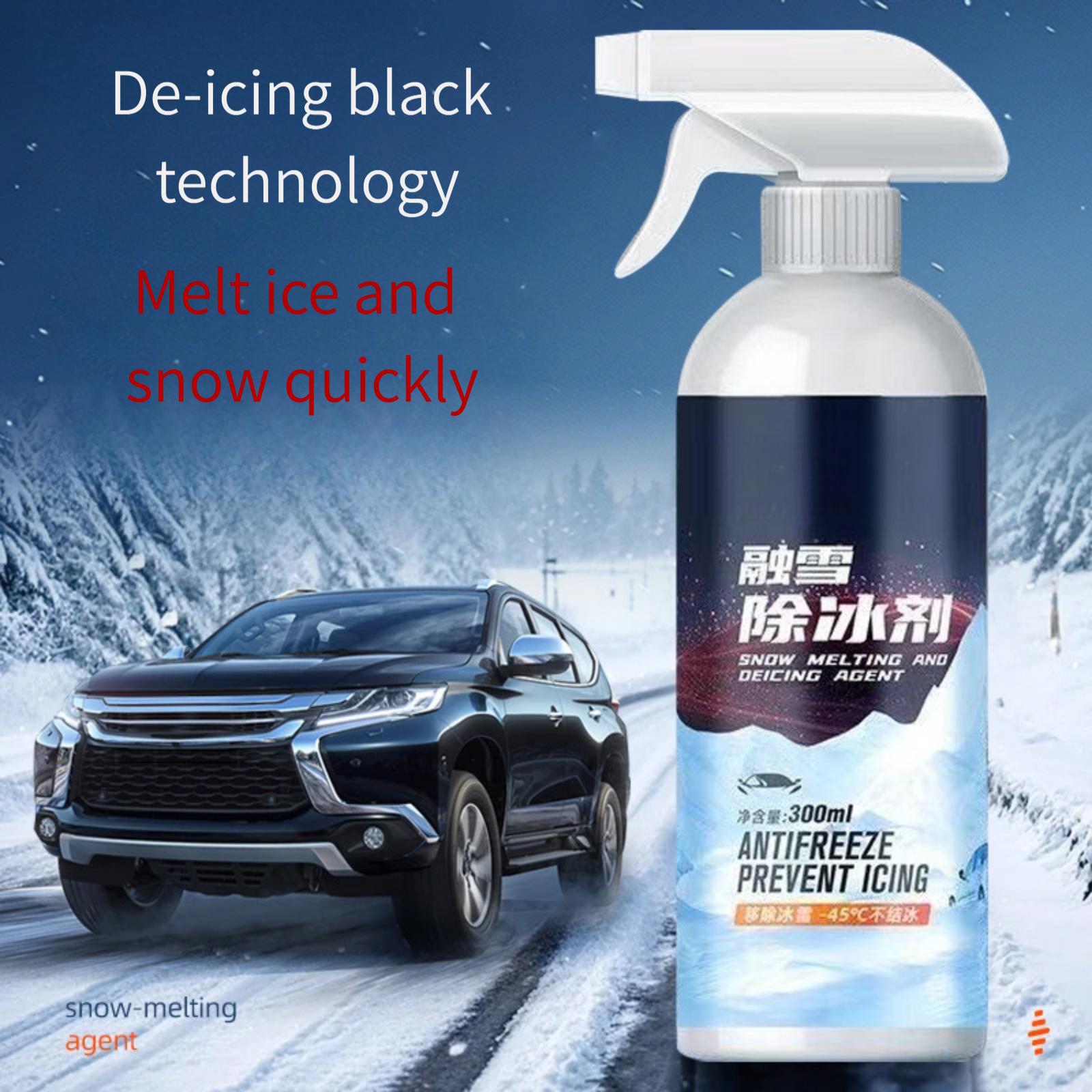 

Windshield -Icer Spray For Car Fast Ice And Snows Remover Multi-Functional Powerful Defrosting And Snow Melt Agent Winter Car300ml One Size білий